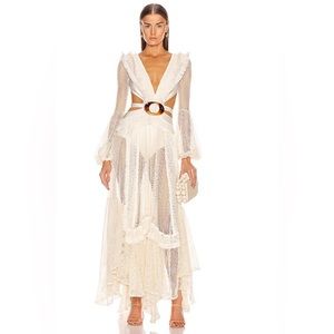 Patbo long sleeve Fringe dress
